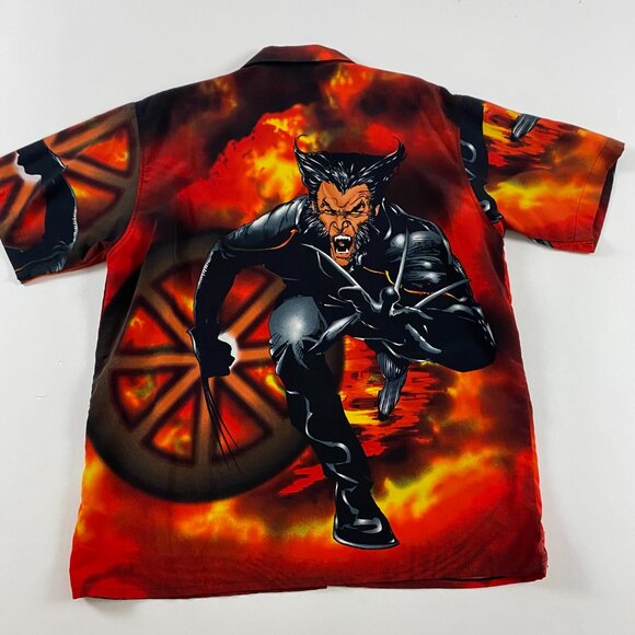 Vintage Y2K Wolverine Shirt Mens Large Button Down Up Front R2 - Picture 3 of 10